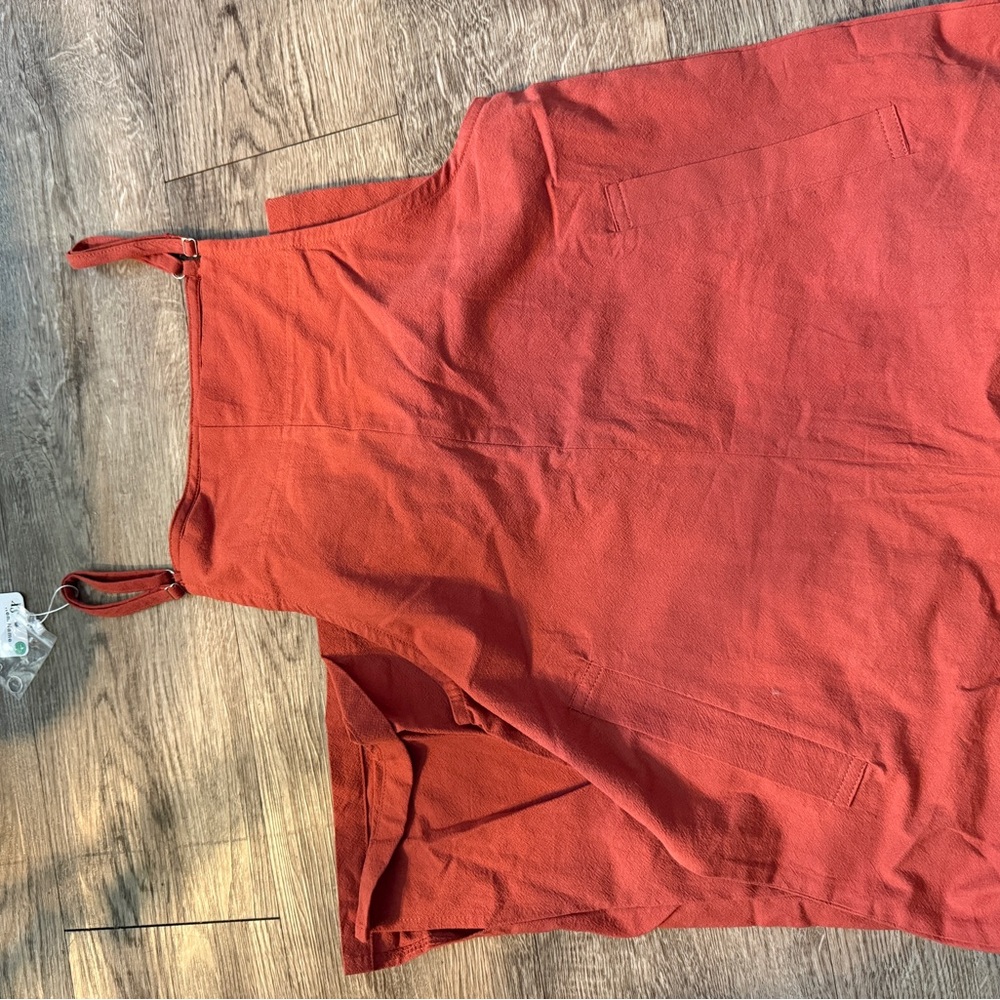 Rust Red Sleeveless Dress